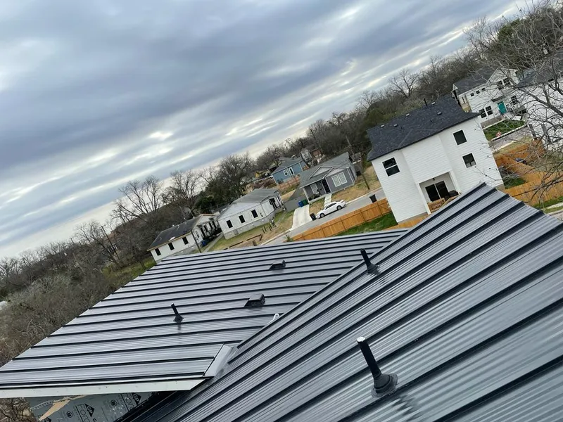 Standing seam metal roof panels with vents for Skylight Repair in Wappinger